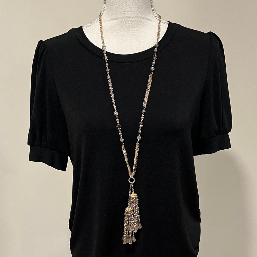 White House Black Market Tassel Necklace
